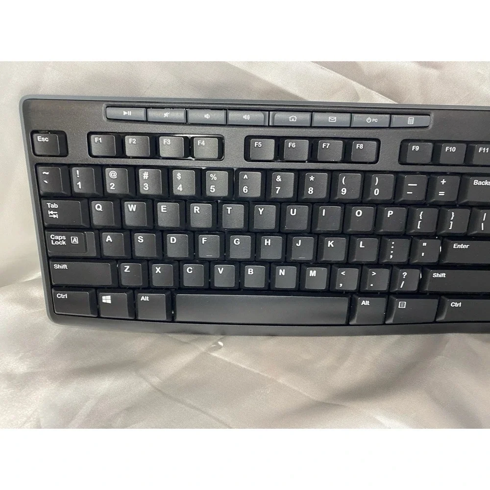 Logitech K270 Wireless Keyboard Untested FOR PARTS- No USB Receiver